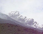 Flujo piroclástico del Volcán Arenal (7 de Julio 7 de 2009)